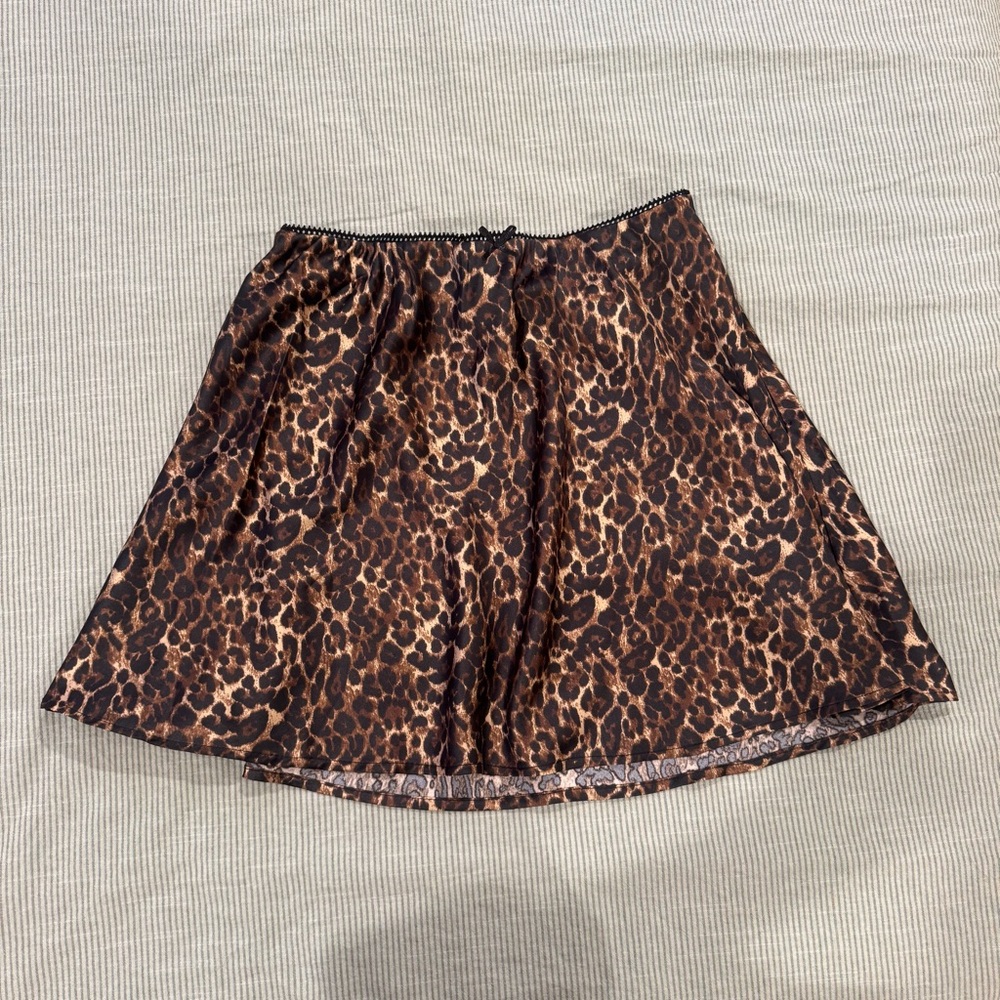 Leopard Print Women's Skirt